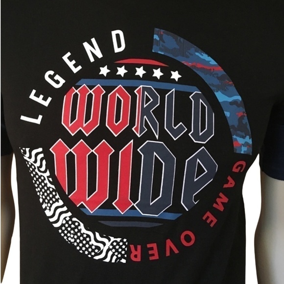 ID Ideology Game Over Graphic Gamer Shirt Block Tee t-Shirt Legend World Wide - Picture 2 of 10